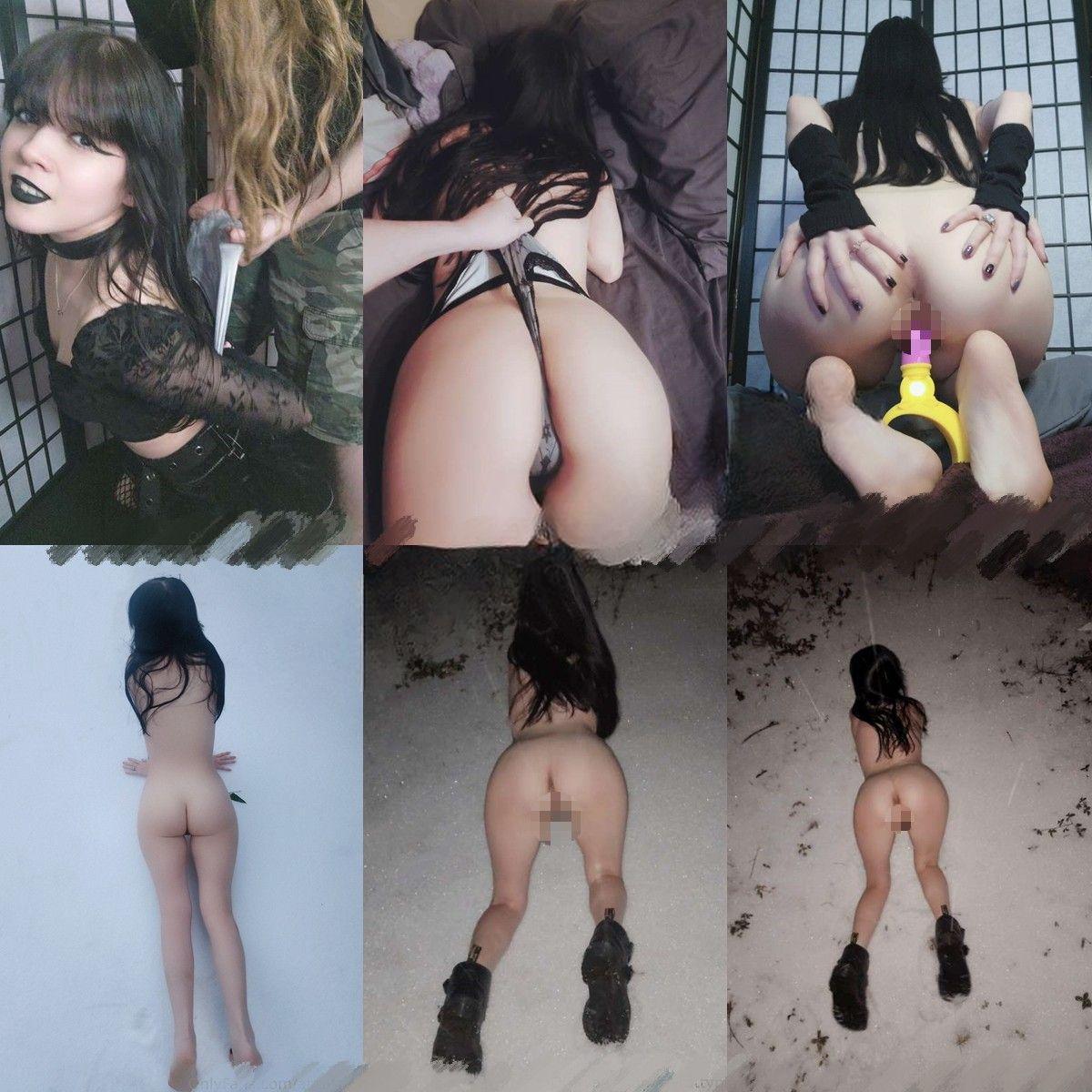 【精品】暗黑系女孩abrattypixie，真人版硅胶娃娃，被调教SM
