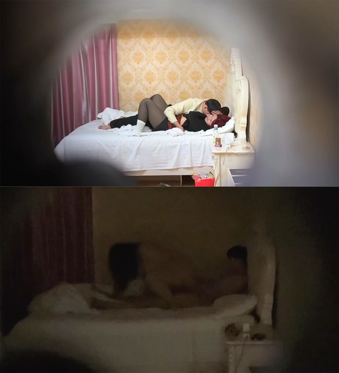 ✅猫眼偷拍✅隔门偷窥大学生电竞酒店内疯狂做爱(4)✅