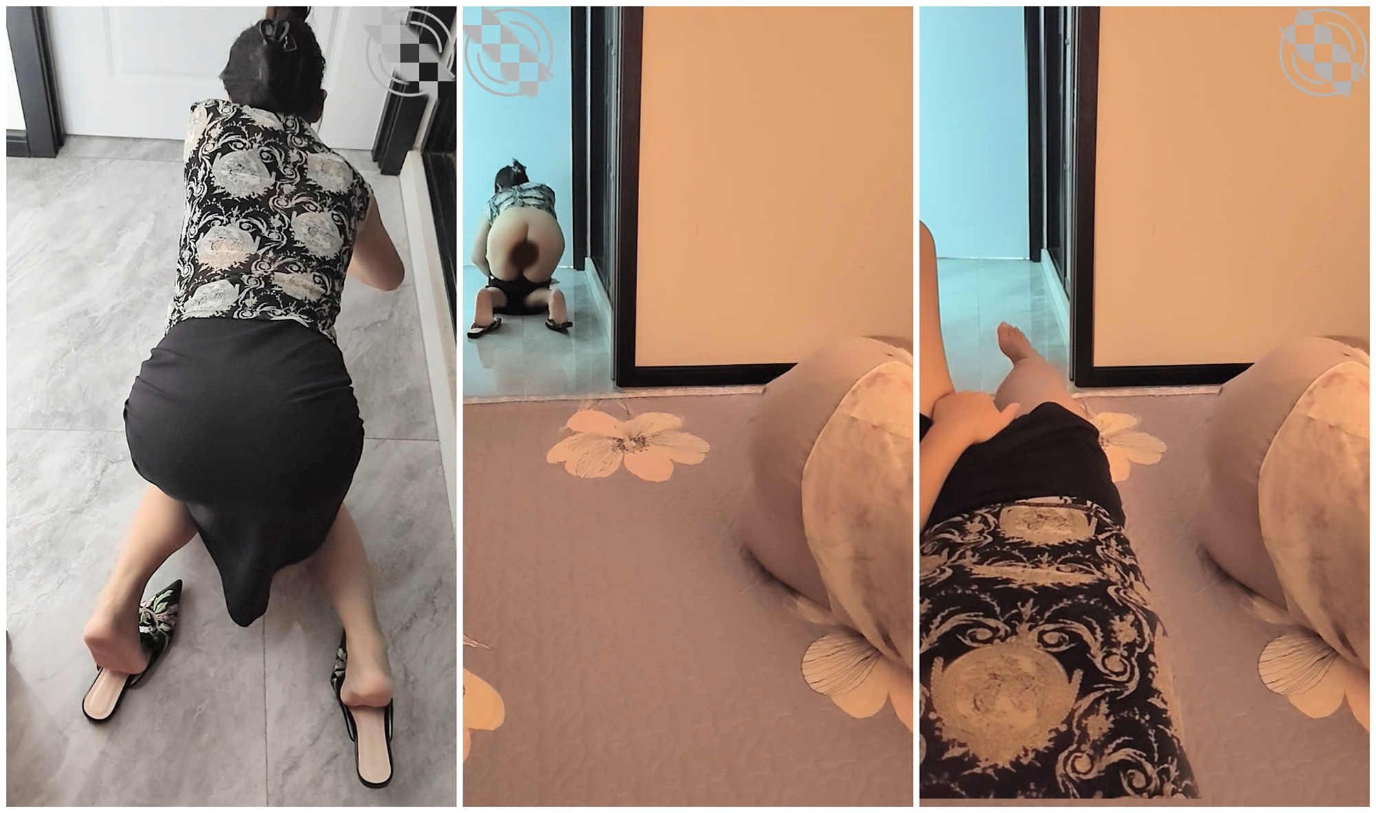 ❤️母子乱伦❤️相依为命的母子续6-我姨隔壁卫生间操妈