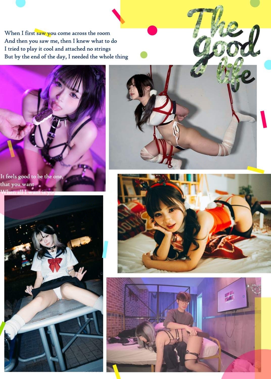 香港少女母狗【Neneko.c】情侣调教束缚 patreon 3级会员福利