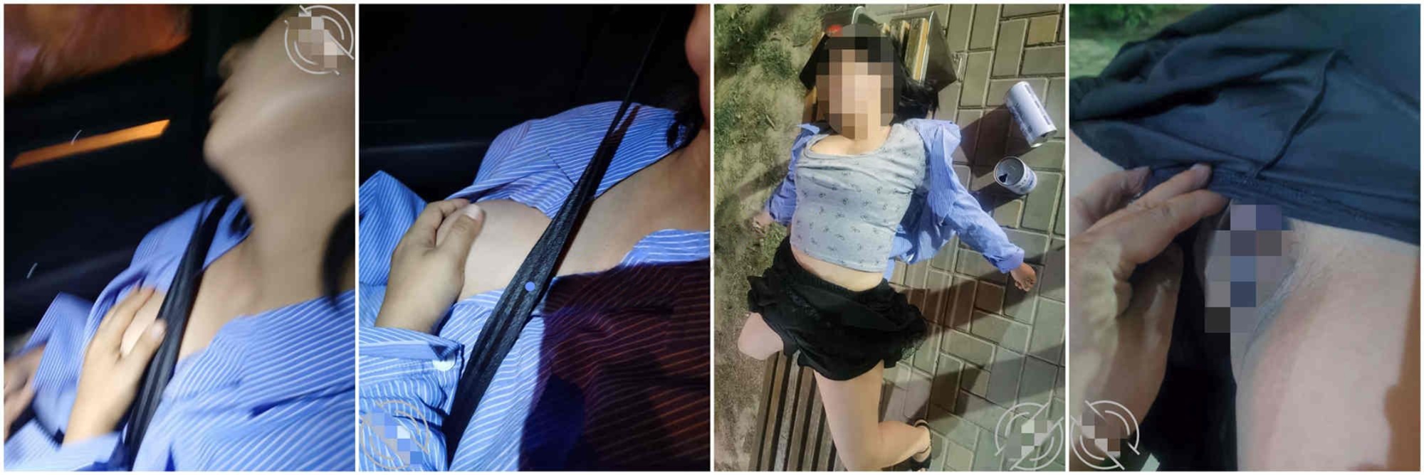 ❤️乱伦小姨子-醉酒强奸小姨子后续1-威胁车震无套内射！