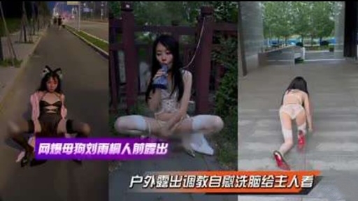 网餐母狗刘雨桐人前露出户外露出调教自慰洗脑给主人看