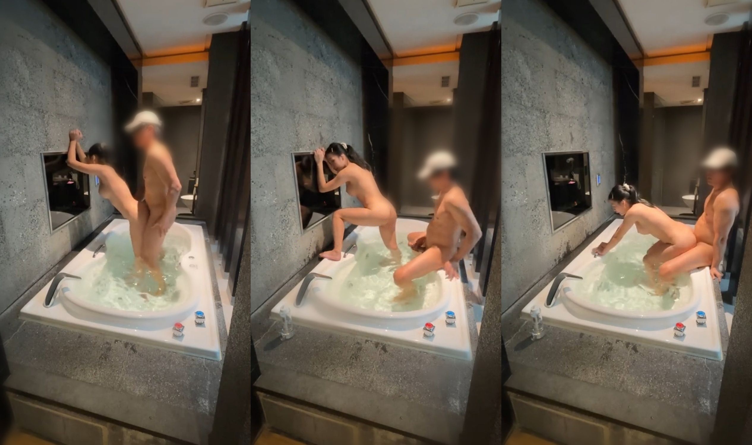 ❤️外站大神约啪极品巨乳小嫩妹从浴缸里干到洗澡间