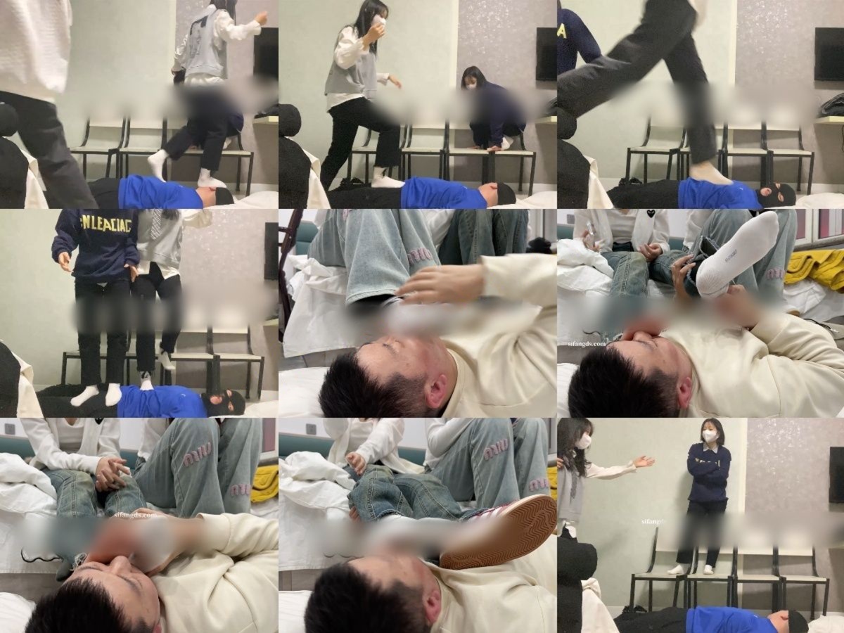 【重磅】与精神小妹那些年VIP精选 黄金 舔脚 足交 踩脸等
