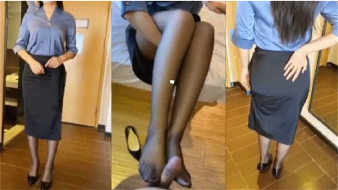 【绿帽淫妻】偷情高颜值黑丝御姐，足控不能错过的精彩！