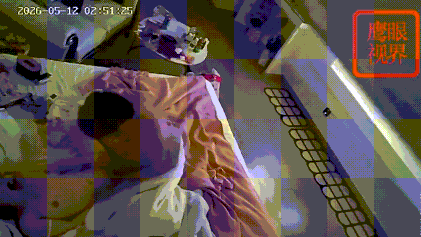 鹰眼视界 5-12 胸大毛多的小美女 晚上被男友操一炮睡觉 第二天还在睡觉又被男友操醒 两炮都无套内射