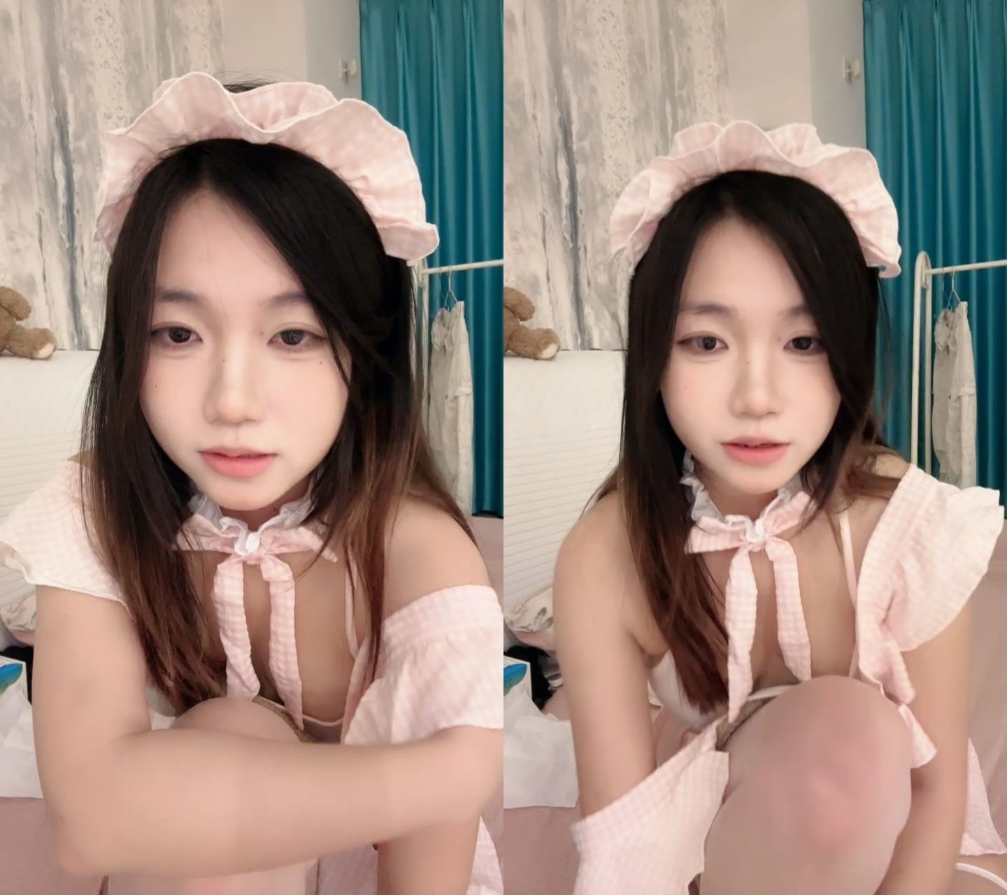 好纯，好可爱的学妹 【猫猫】美女跟男友啪啪内射直播