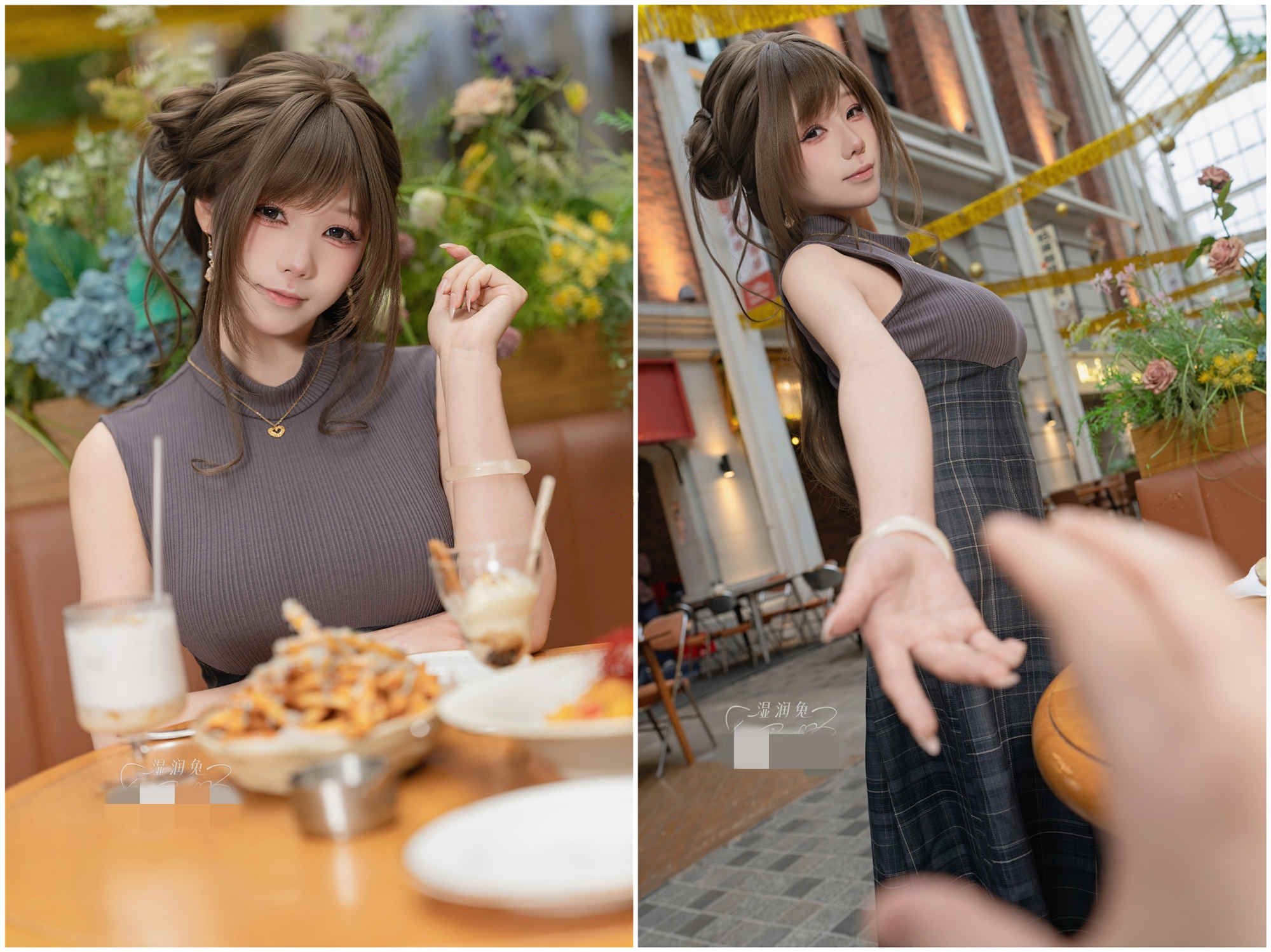 ♈(Yiko湿润兔 咬一口兔娘)5月份订阅作品-网友的一日约会