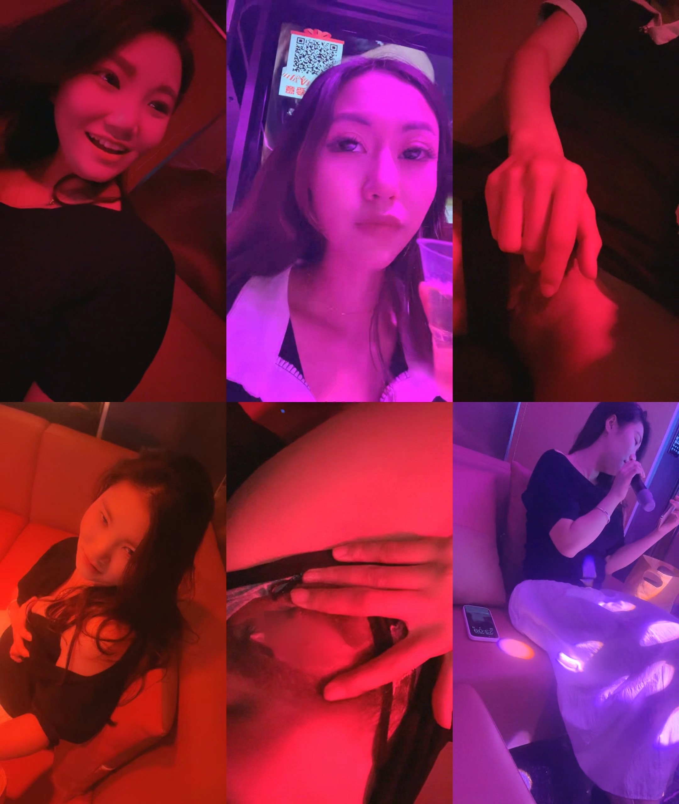 ♆【小咪妹妹】模特御姐 ! 跟闺蜜KTV互扯 草地推 倒 无套口爆