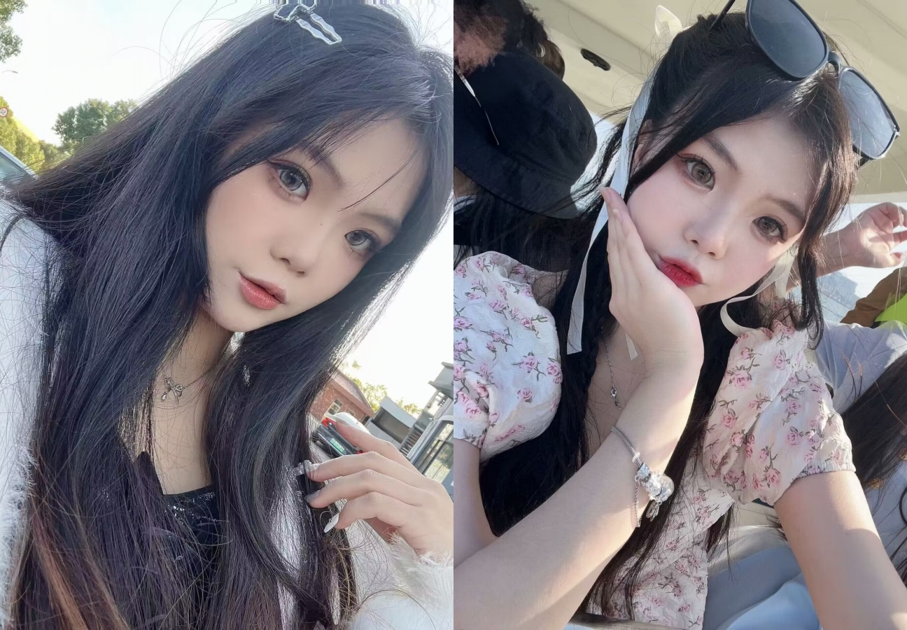 【原相机泄密】高颜值大眼睛女大生校内期间与男友同居露脸性爱自拍视图流出，绝对级的反差婊